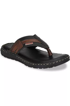 Provogue Men Black Comfort Sandals