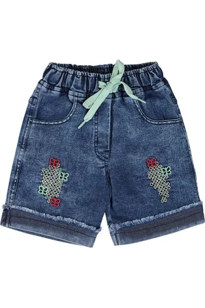 Cremlin Clothing Girls Blue Denim Shorts