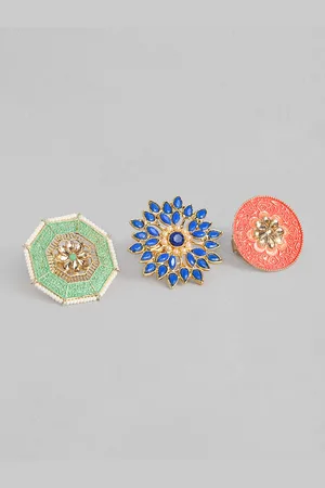 Kord Store Set of 3 Adjustable Finger Rings