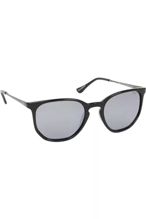 Lee Cooper Women Sunglasses - Women Mirrored Lens & Black Round Sunglasses with UV Protected Lens LC9155NTB
