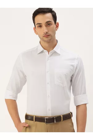 IVOC Men White Formal Shirt