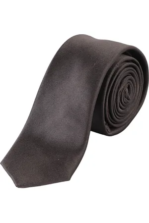Alvaro Castagnino Men Grey Skinny Tie