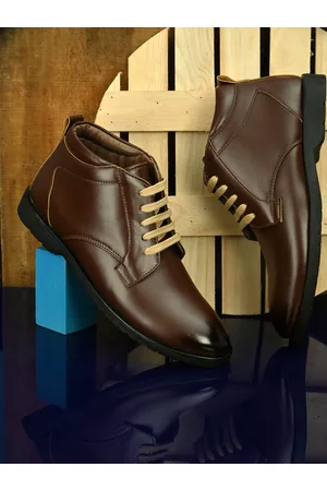 John Karsun Men Brown Solid Formal Derbys