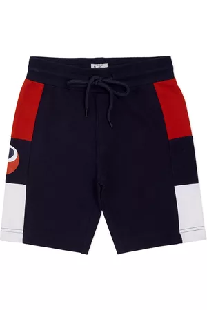 Pepe Jeans Boys Navy Blue Colourblocked Outdoor Shorts