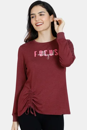 Zivame Purple Print Top