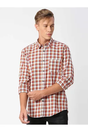 Pepe Jeans Men Checked Casual Cotton Shirt