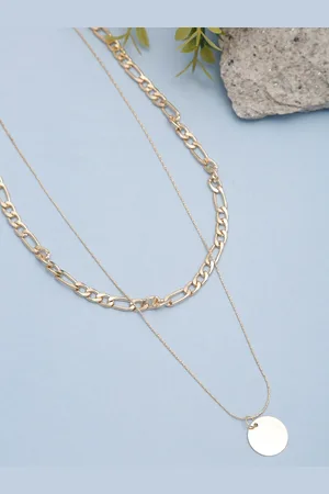 Celena Cole Gold-Toned Gold-Plated Layered Necklace