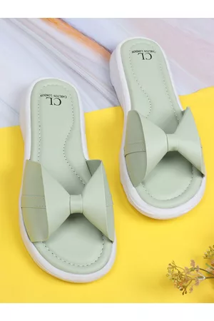 Carlton London Women Green Sliders