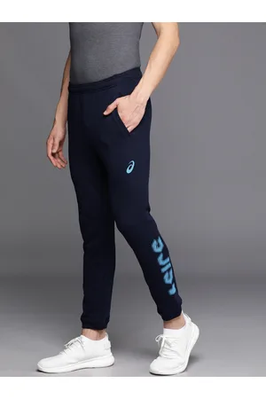 Asics Men Slim-Fit Regular Track Pants With Graphic Logo Print