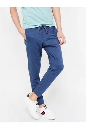 Lifestyle Men Blue Solid Slim-Fit Joggers