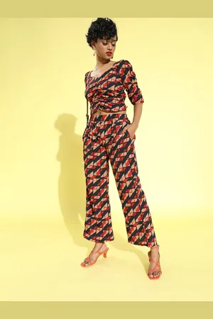 Sera Women Gorgeous Red Printed Jumpsuit