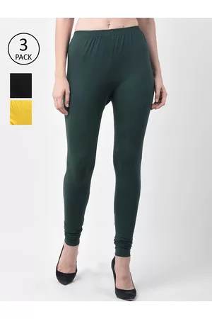 GRACIT Women Pack of 3 Solid Leggings