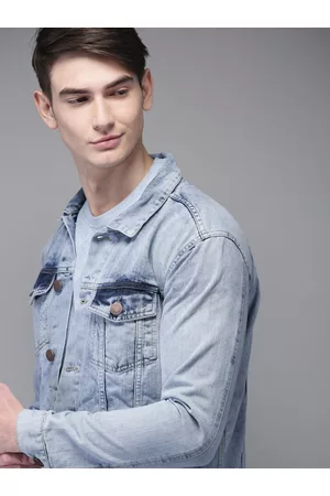 Buy HERE&NOW Denim Jackets - Men | FASHIOLA INDIA