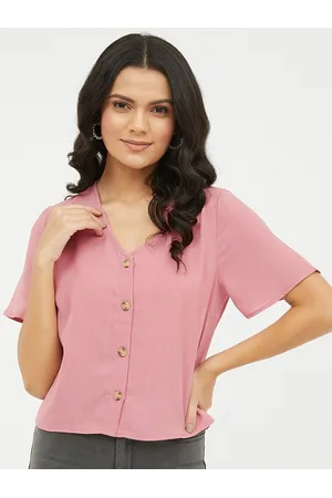 Harpa Pink Shirt Style Top