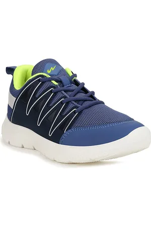 Campus Kids Blue Mesh RYME Running Shoes