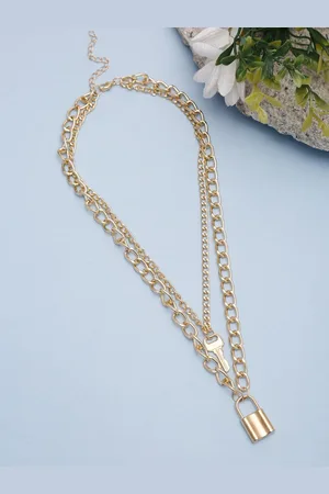 Celena Cole Gold-Toned Gold-Plated Layered Necklace