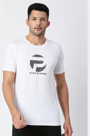 Pepe Jeans Men White Typography Printed Slim Fit T-shirt