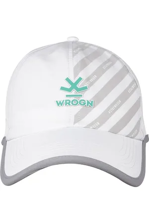 WROGN Unisex White Printed Baseball Cap