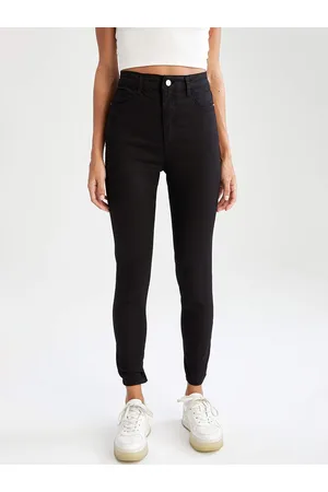 DeFacto Women Black Stretchable Jeans