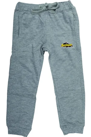 Batman Grey Melange Kids Joggers