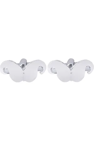 Bodha Silver-Toned Quirky Cufflinks