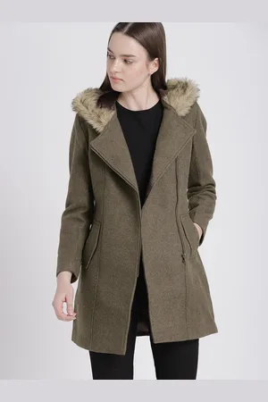Chemistry Women Brown Solid Parka