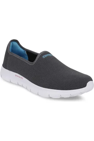 Campus Women Grey Mesh Running Shoes