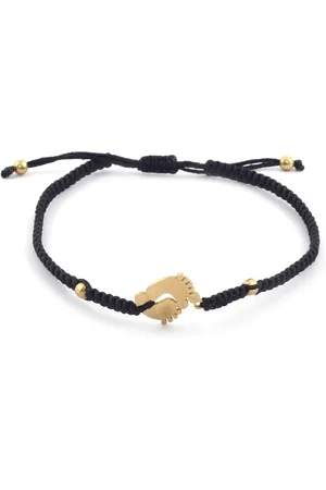 EL REGALO Women Black Gold-Toned Anklet