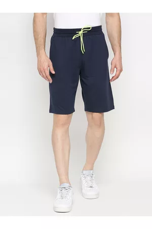 SPYKAR Men Navy Blue Solid Lounge Shorts
