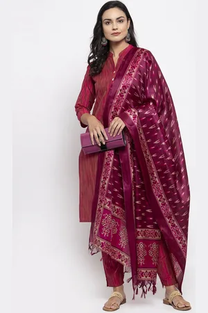 Jompers Pink Printed Dupatta