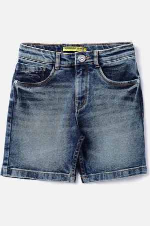 Crimsoune Club Boys Blue Denim Shorts