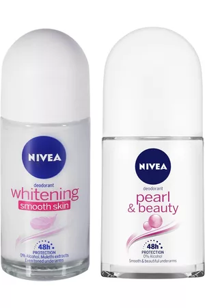 Nivea Set of Whitening Smooth Skin - Pearl & Beauty Roll-On Deodorants