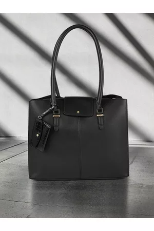 Accessorize London Women Faux Leather Heather Tote Bag