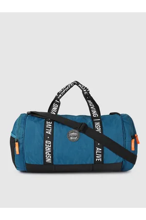 GEAR Unisex Blue Printed INSPIRED ALIVE MOVING DUFFEL Bag
