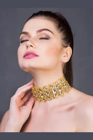 Bellofox Gold-Plated Choker Necklace