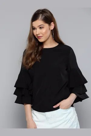 Harpa Women Black Solid Top