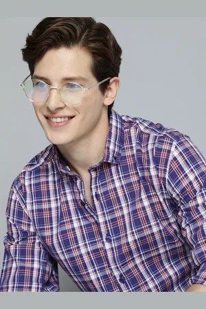 Mast & Harbour Men Purple Tartan Checks Checked Casual Shirt