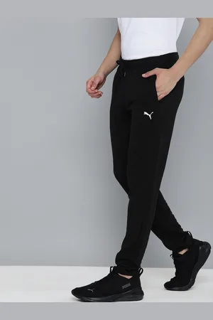 PUMA Men Zippered Knitted Slim Fit Track Pants
