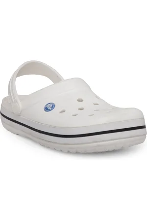 Crocs Crocband Unisex White Solid Clogs