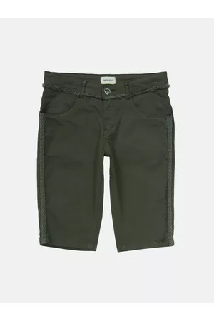 Gini and Jony Girls Olive Green Shorts