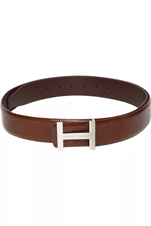 Tommy Hilfiger Men Tan Leather Belt