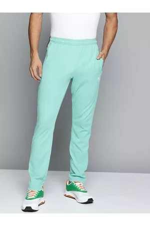 Reebok Men Turquoise Blue Training Track Pants