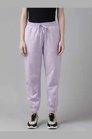 Roadster Women Lavender Solid Joggers