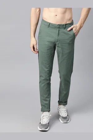 Roadster Khaki Trousers - Buy Roadster Khaki Trousers online in India