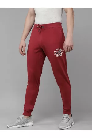 Ralph Lauren Men Red Solid Slim Fit Joggers