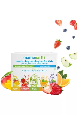 Mamaearth Kids Set of 5 Antibacterial Nourishing Bathing Bar - 75 g Each