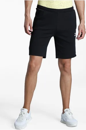 PUMA Men Black Regular Fit Sports Shorts
