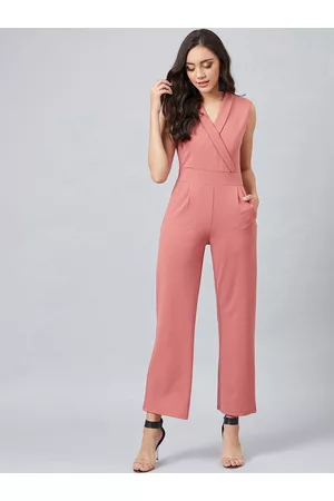 ATHENA Women Rose Solid Basic Jumpsuit