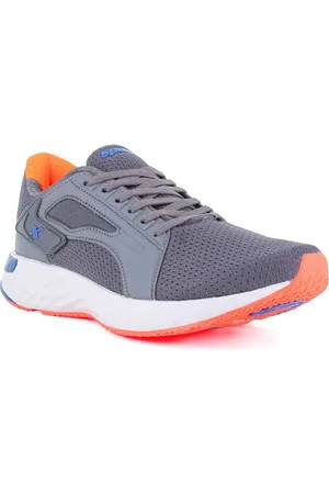 Sparx Men Grey Mesh Running Non-Marking Shoes