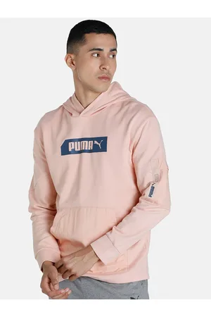 PUMA Men Pink Printed Nu-Tility Hoodie